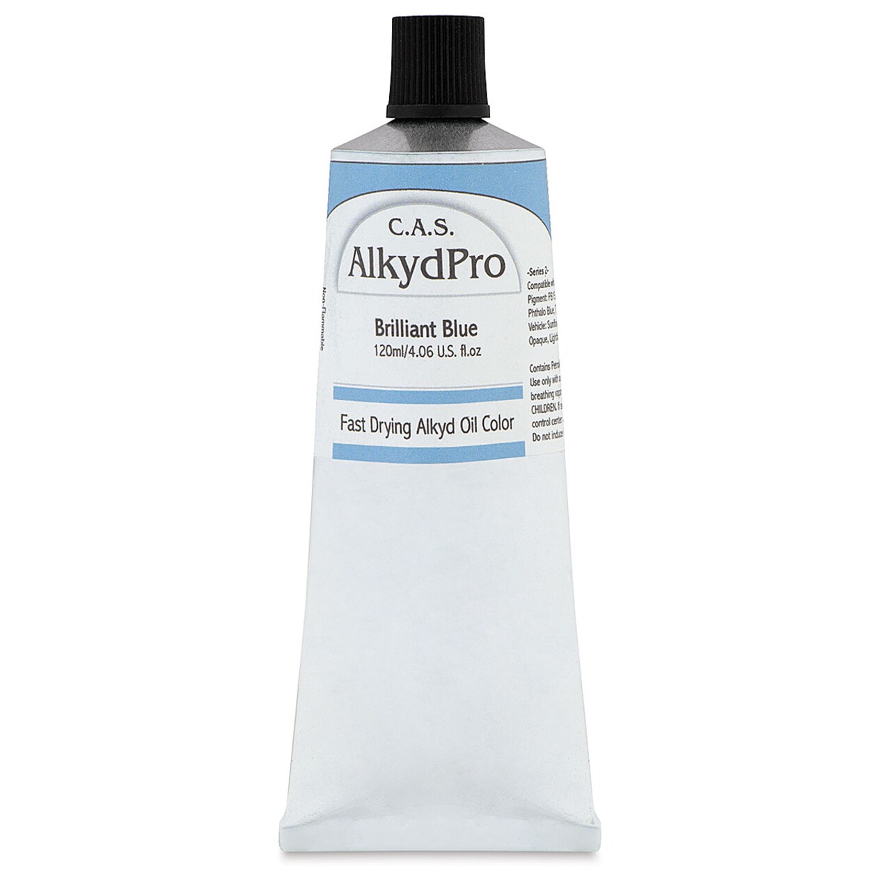 CAS AlkydPro Fast-Drying Alkyd Oil Color - Brilliant Blue, 120 ml tube